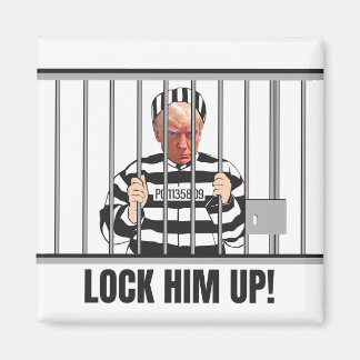 LockHimUp Square Magnet
