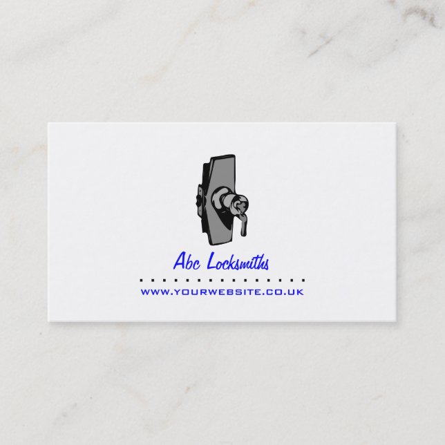 Locksmith Business Card (Front)