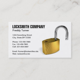 Locksmith Business Card