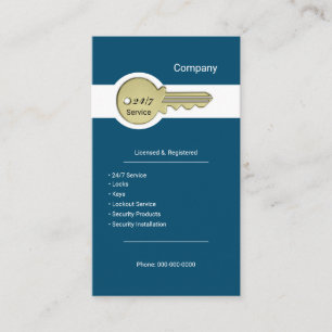 Locksmith Business Card