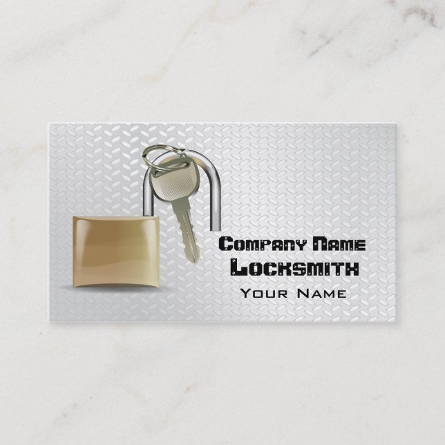 Locksmith Business Card (Front)