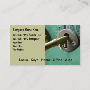Locksmith Business Cards