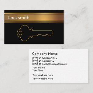 Locksmith Business Cards
