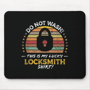 Locksmith Funny Quote, Lock Picker Graphic Mouse Pad