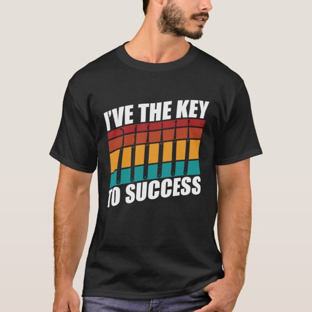 Locksmith key to success lock picking idea T-Shirt (Front)