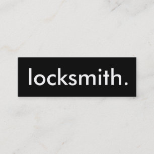 locksmith. loyalty punch card