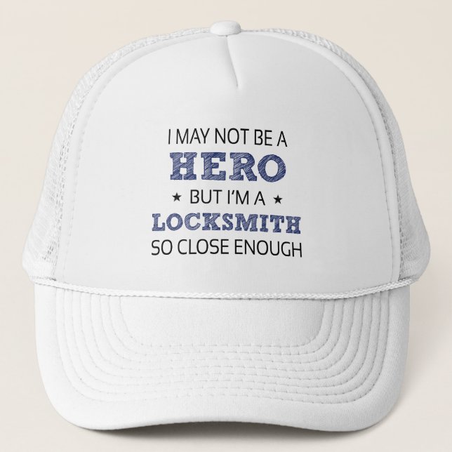 Locksmith Novelty Trucker Hat (Front)
