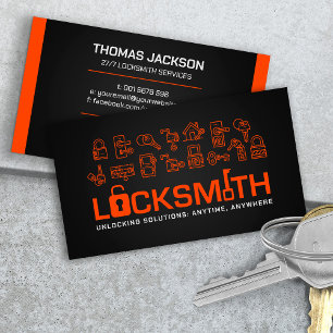 Locksmith Services Business Card