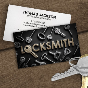 Locksmith Services Business Card