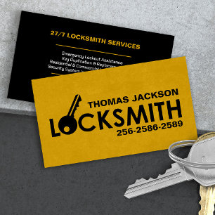Locksmith Services Business Card