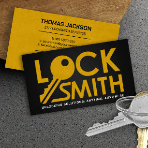 Locksmith Services Business Card