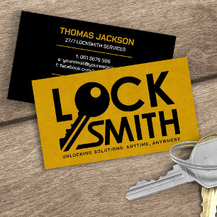 Locksmith Services Business Card