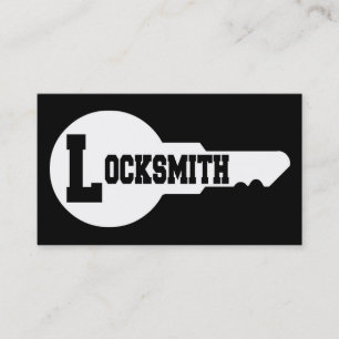 Locksmith Word Business Card