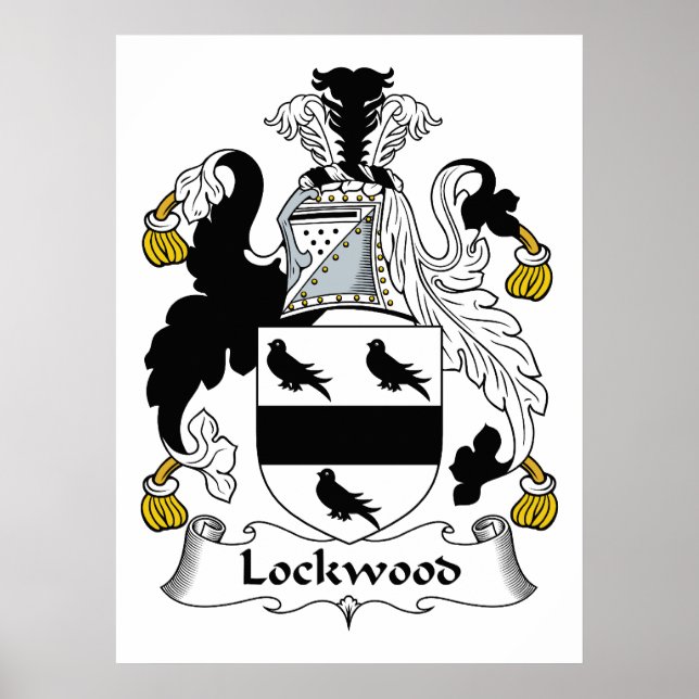 Lockwood Family Crest Poster (Front)