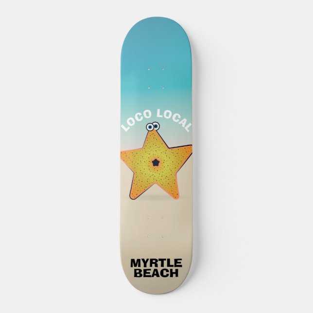 Loco Local Starfish Skateboard (Front)