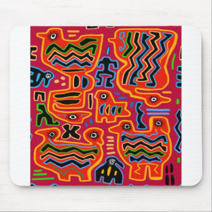 Loco Pajaros con Dos Cabezas Mouse Pad