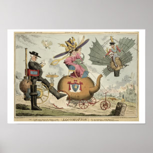 Locomotion - Walking by Steam, Riding by Steam, Fl Poster