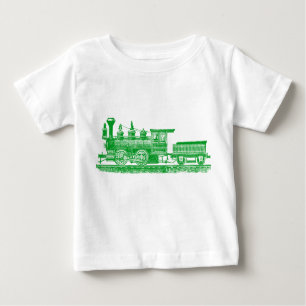 Locomotive 02 - Grass Green Baby T-Shirt