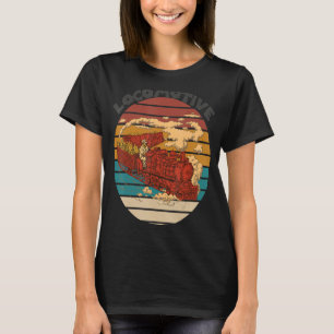 Locomotive Conductor Railway Train Railroad Steam T-Shirt