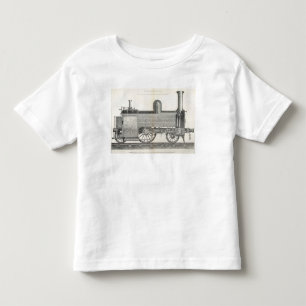Locomotive Engine, engraved by J.W. Lowry Toddler T-Shirt