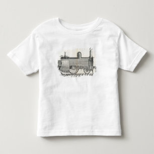 Locomotive Engine, engraved by J.W. Lowry Toddler T-Shirt