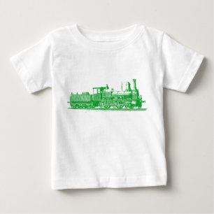Locomotive - Grass Green Baby T-Shirt