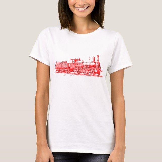 Locomotive - Red T-Shirt (Front)