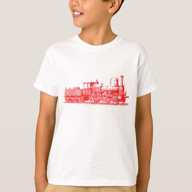 Locomotive - Red T-Shirt (Front)