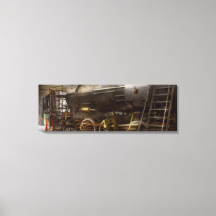 Locomotive - Repairing history Canvas Print