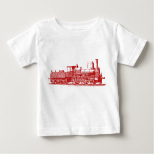 Locomotive - Ruby Red Baby T-Shirt