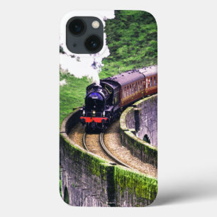 Locomotive Train on Bridge iPhone 13 Case