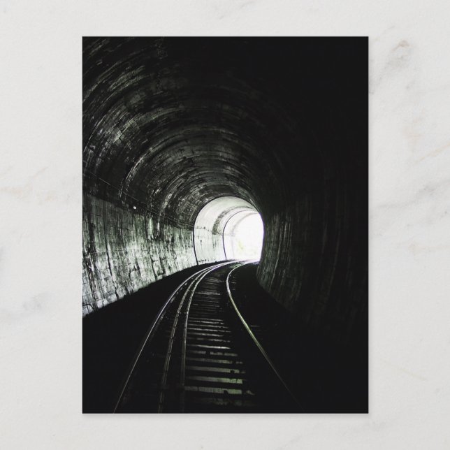 Locomotive tunnel postcard (Front)