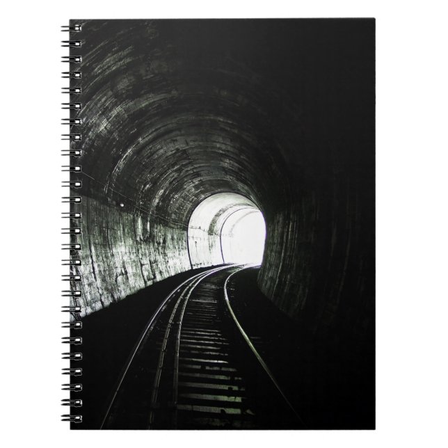 Locomotive tunnel spiral notebook (Front)