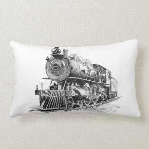 Locomotives Lumbar Cushion