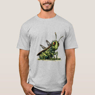 Locust Art Design T-Shirt Vector