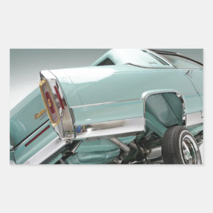 LoCusts - Lowrider 'n Custom Cars Rectangular Sticker