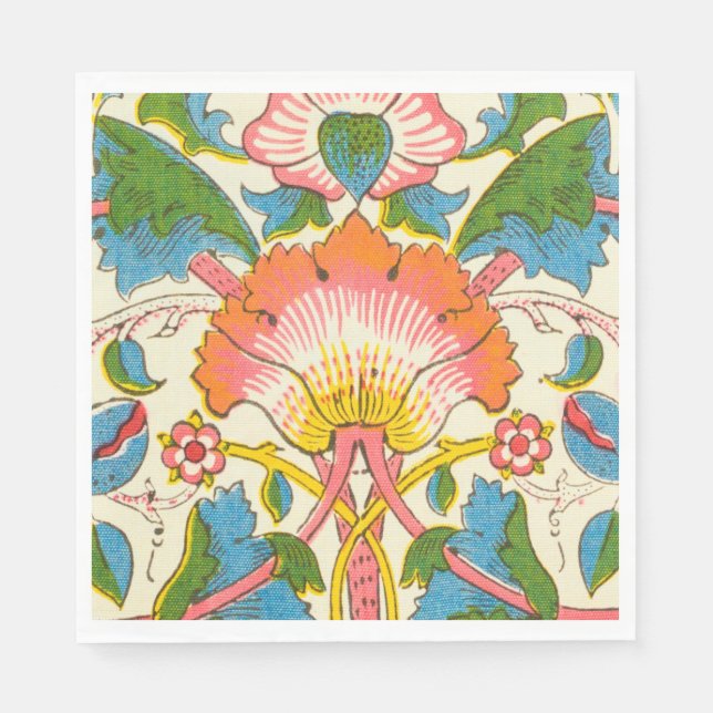 Lodden Rose (by William Morris) Napkin (Front)