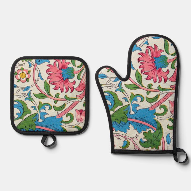 Lodden, William Morris Oven Mitt & Pot Holder Set (Front)