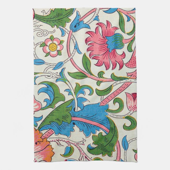 Lodden, William Morris Tea Towel (Vertical)
