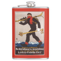 Loden Ski Clothes Skiing Advertisement Poster