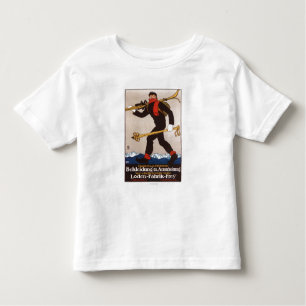 Loden Ski Clothes Skiing Advertisement Poster Toddler T-Shirt