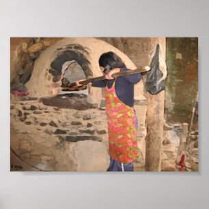 L'odeur du pain á l´huile Oils Atwork Poster