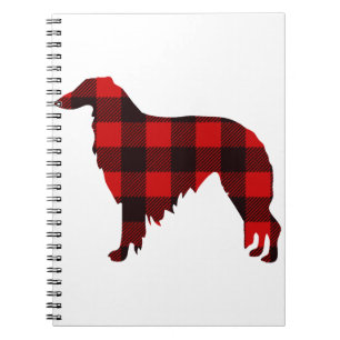 Lodge Borzoi Buffalo Plaid Notebook