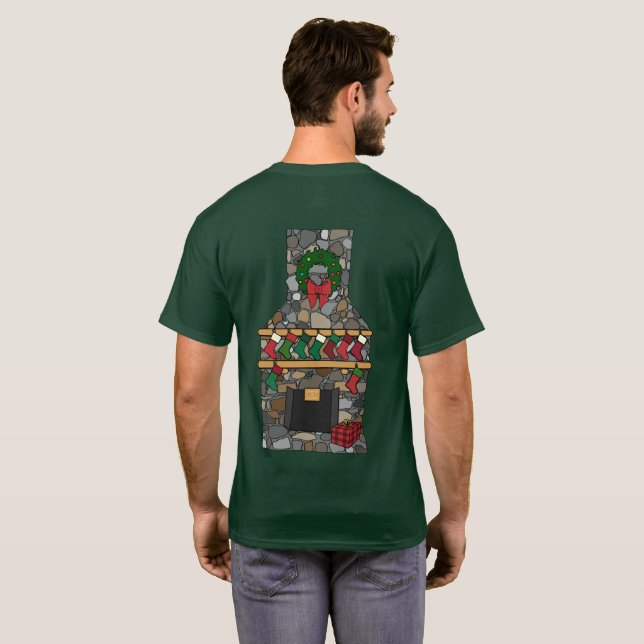 Lodge Christmas 2024 (white text) T-Shirt (Back Full)