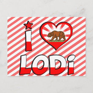 Lodi, CA Postcard
