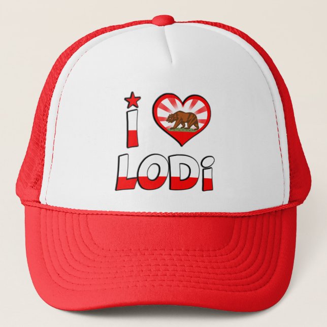 Lodi, CA Trucker Hat (Front)
