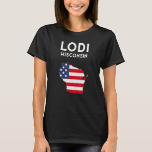 Lodi Wisconsin USA State America Travel Wisconsini T-Shirt