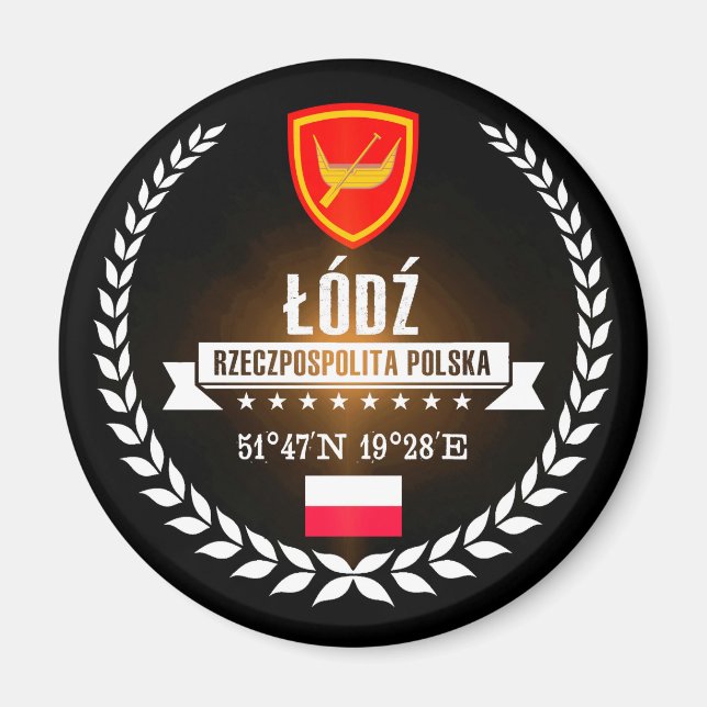 Łódź Magnet (Front)