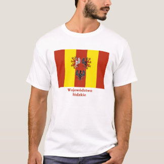 Łódzkie - Lodz  flag with name T-Shirt