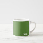Loerie green color name espresso cup<br><div class="desc">Loerie green color name</div>
